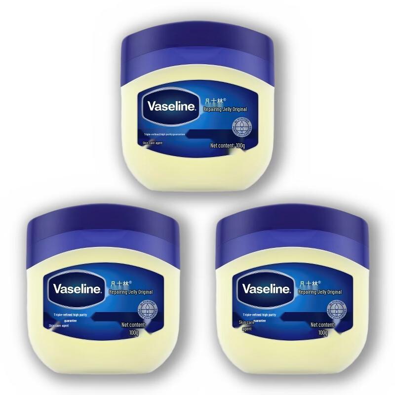 Vaseline Petroleum Jelly Original 100g (3-Pack)