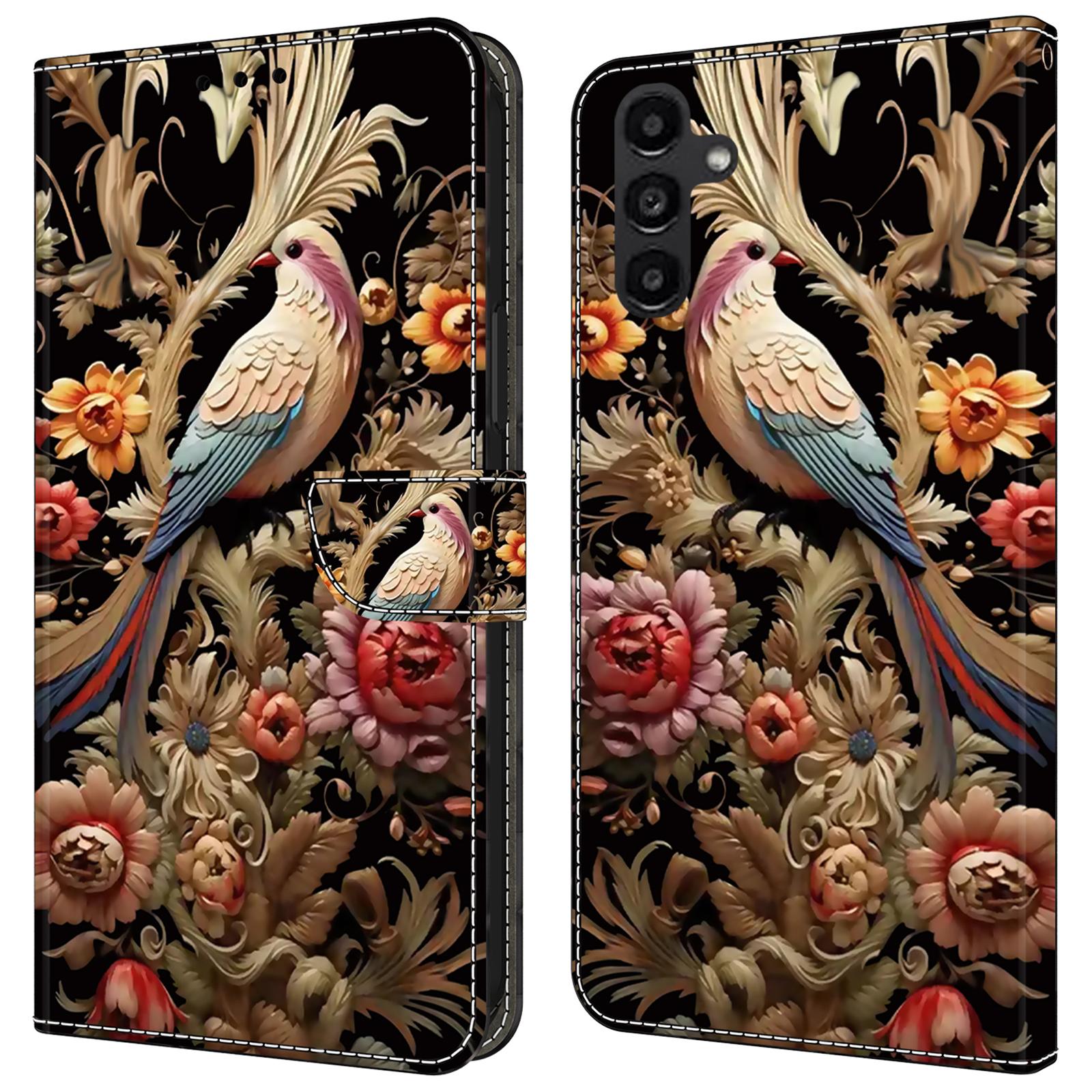 

Для Samsung Galaxy A24 4G (162,1 x 77,6 x 8,3 мм) Чохол з принтом, шкіряний гаманець, чохол для телефону C