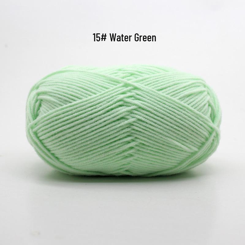 Medium Thick Handmade Cotton Baby Yarn for Knitting, Crochet, and DIY Projects