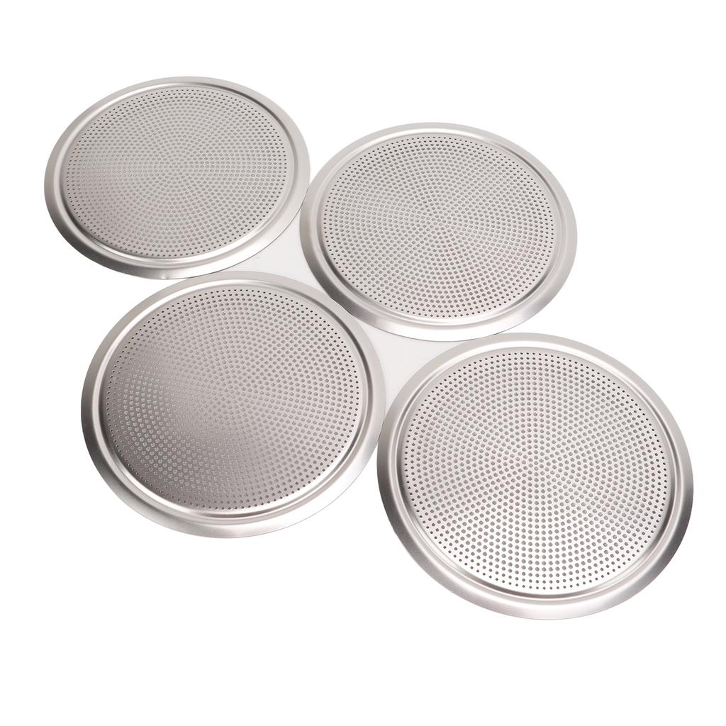 4PCS Door Speaker Grille Cover Round Aluminium Alloy Replacement for Land Rover Discovery Sport L550 2020+