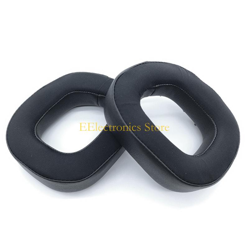 B03C 2-Piece Replacement Earpads Ear Cushion Earpads for HS80 RGB Repair Spare Part