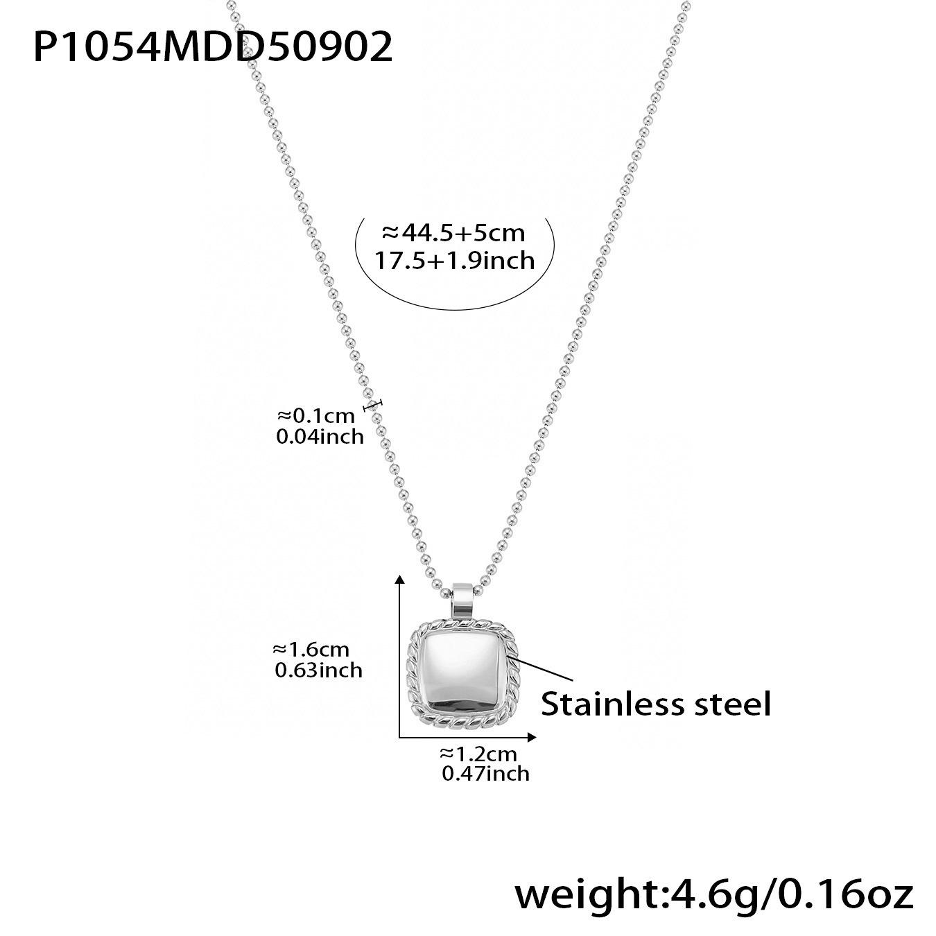 Qiong Yao Artistic Butterfly Pendant Necklace with White Mother-of-Pearl on Fine Titanium Steel Chain