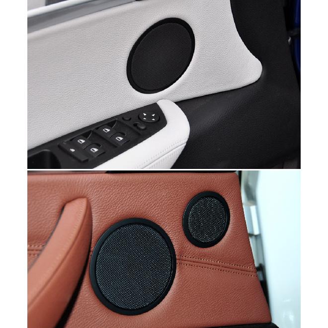 LHD RHD Interior Front Rear Door Woofer Horn Sound Loud Speaker Cover Trim For BMW X5 X6 X3 X4 5GT E70 E71 E72 F25 F26 F07