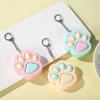 Cartoon Cat Claw Button Decompression Toy Key Pendant Bag Accessories Creative Keychain