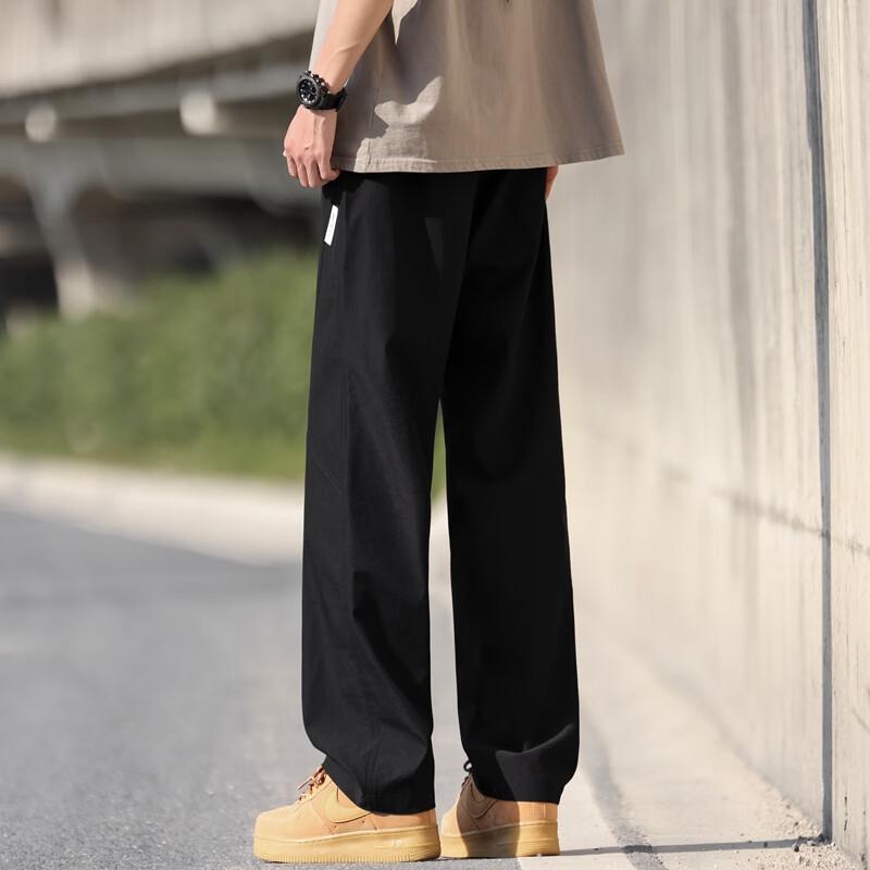 POUM Men's Straight-Leg Casual Pants