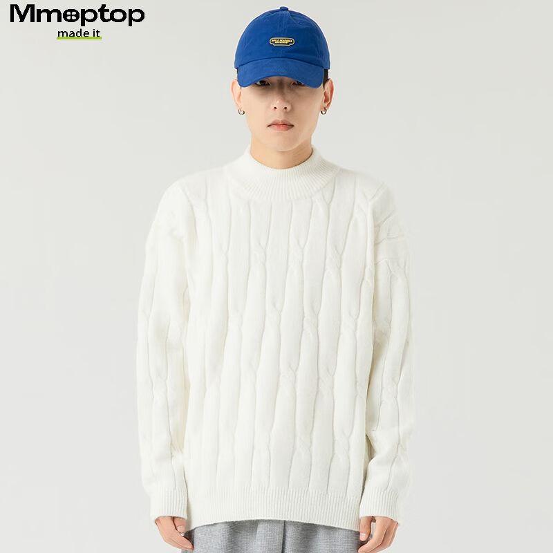 MMOPTOP Japanese Style Cable Knit Sweater
