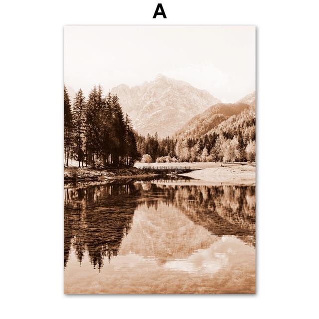 

Тростниковый цветок одуванчика в виде ракушки, песочный лес, настенная живопись на холсте, постеры на скандинавскую тему и принты, настенные панно для декора гостиной 21cm×30cm NoFrame