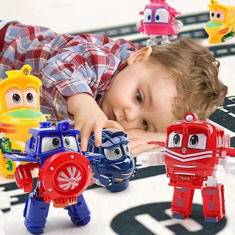 Rt Robot Trains Kay Transformer Transforming Train Figure Korean Toy Animation