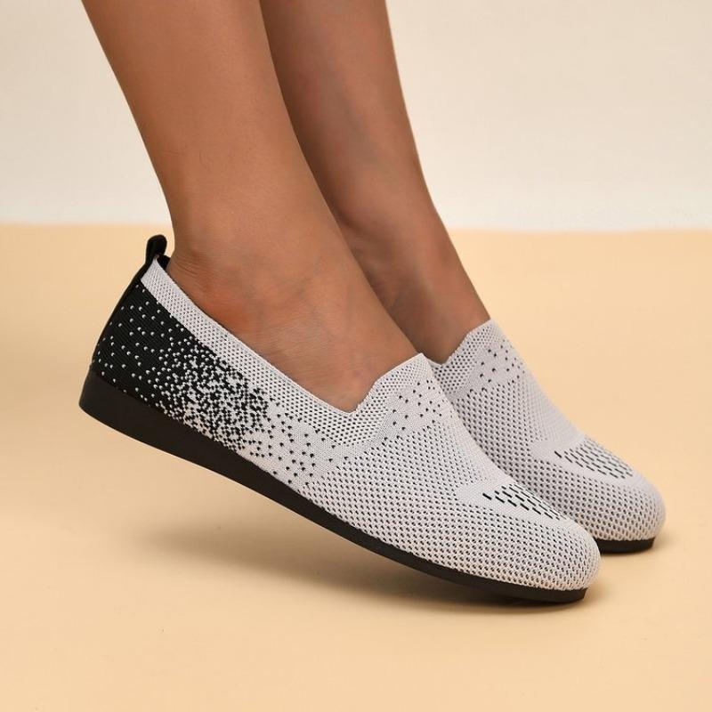 Winter New Autumn Lazy Shoe Cloth Flat Bottom Round Head Middle Mouth Flat Heel Fabric Oak