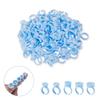 100pcs One-time Harmless Makeup Ring Eyelashes Extension Adhesive Glue Holder Plastic Pigment Ring Tattoo Ink Cup Accessories