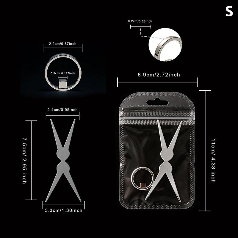 Black Hole Shape Cat Eye Nail Art Magnet Suck Hollow Cat Eye Nail Art Effect Magnet Ring Diy Manicure Magnetic Auxiliary Tool