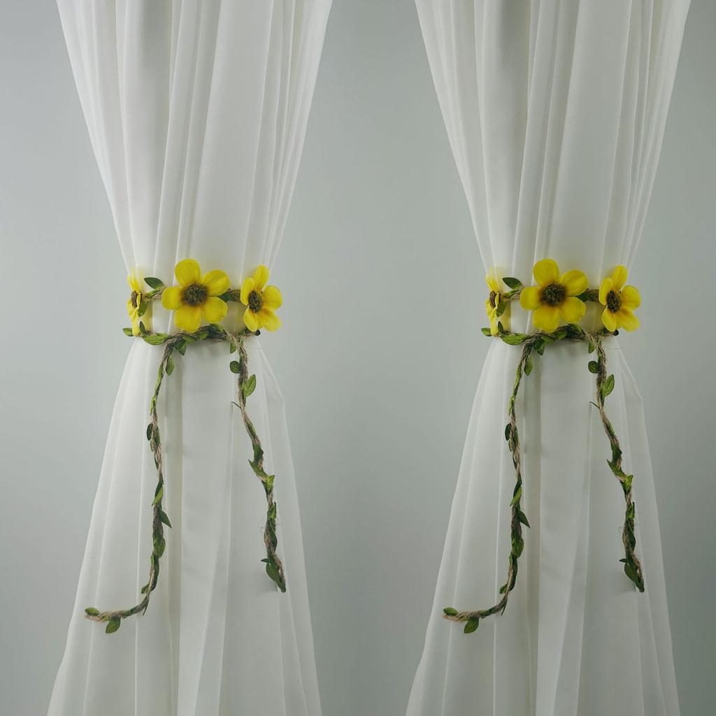 Fresh Wreath Curtain Strap Super Fairy Forest Flower Strap Decorative Strap Plant Vine Curtain Strap