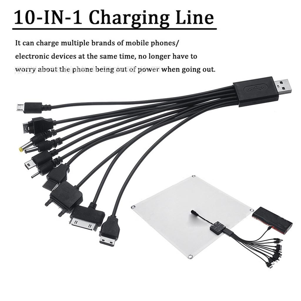 1Dual USB Solar Panel Monocrystaline Solar Cells Solar Panel with 10-50A Controller for Car Yacht RV Battery 200W 2V