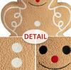 Christmas Gingerbread Man Doll Pillow Ornament