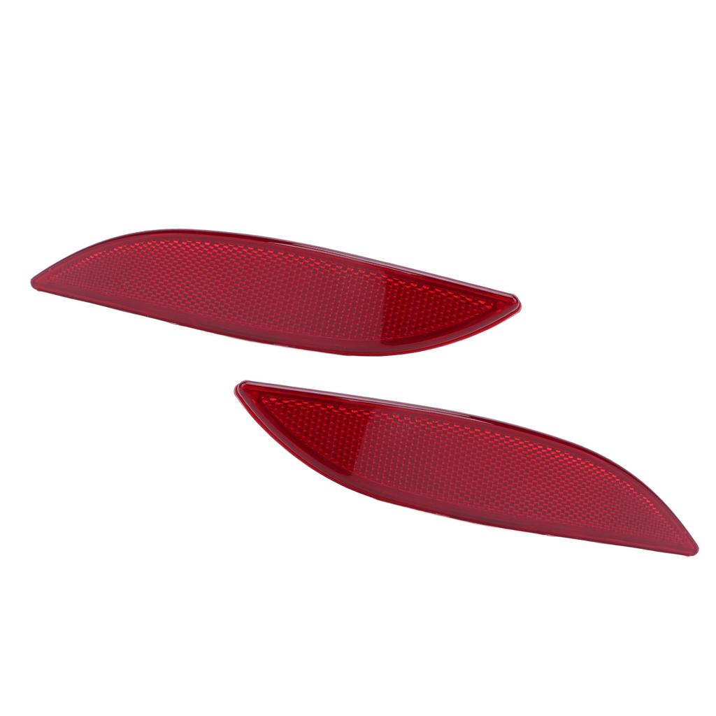 Rear Bumper Reflector Lens Promote Driving Safety Red Back Bumper Trim Reflector for MEGANE MK3 2008