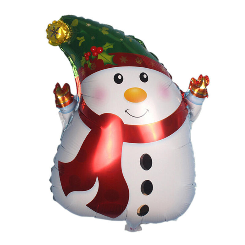1pc Xmas Snowman Aluminum Foil Balloon Christmas Party Decoration Merry Xmas