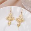 Dawapara Lotus Unalome Earrings Spiritual Shiva Yoga Symbol OM Aum Butterfly Pendant Stainless Steel Jewelry