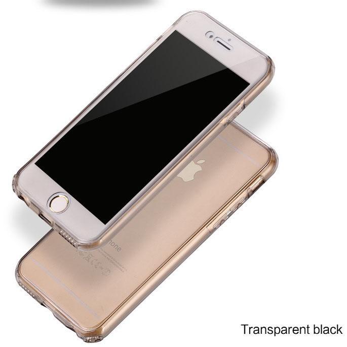 

Degree 360 Silicone Protective Clear Case For Iphone Cover FOR IPHONE 7 чёрный