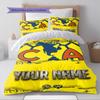Name Custom Club America Pattern Bedding Set Quilt Cover Pillowcase Home Decor Gift (1 * duvet cover + 2 * pillowcase, without core)