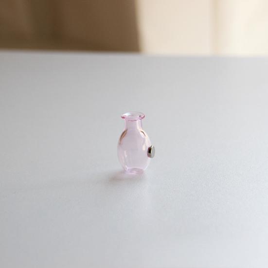 Mini Glass Vase Refrigerator Magnet, 3D Miniature Vase Fridge Magnet, DIY Flower Vase Refrigerator Magnet for Home Office Kitchen Decoration