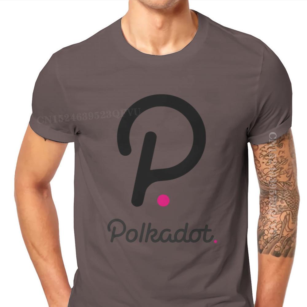 Polkadot Cryptocurrency Crypto Miner Men T Shirts Classic Graphic Big Size Vintage Tshirts Top Sell Harajuku Men Tshirt Clothing