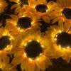 Sunflower Ground Stake Lamp for Outdoor Lawn and Landscape Lighting Decoration
