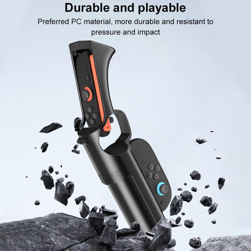 For Nintendo Switch 2 Handgrip Sense Joystick Shooting Gun Controller Gamepad Joypad Disc Card Storage Holder Gaming Accessories