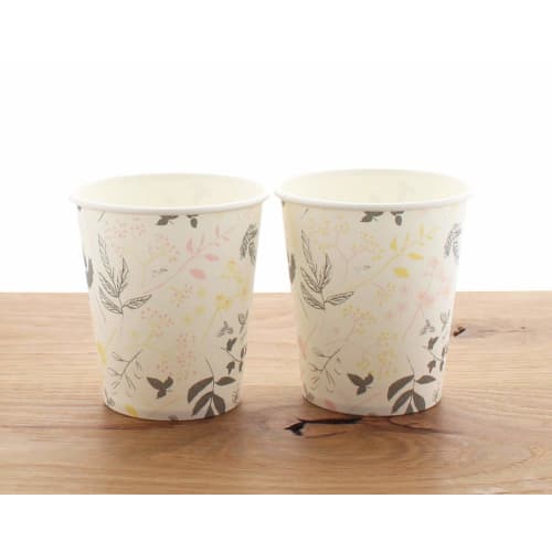 Daikoku Kogyo Freshmate Paper Cups, Garden, 7 Oz, 50-pack, 6403457