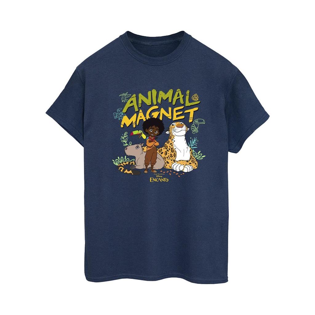 Disney Womens/Ladies Encanto Animal Magnet Cotton Boyfriend T-Shirt