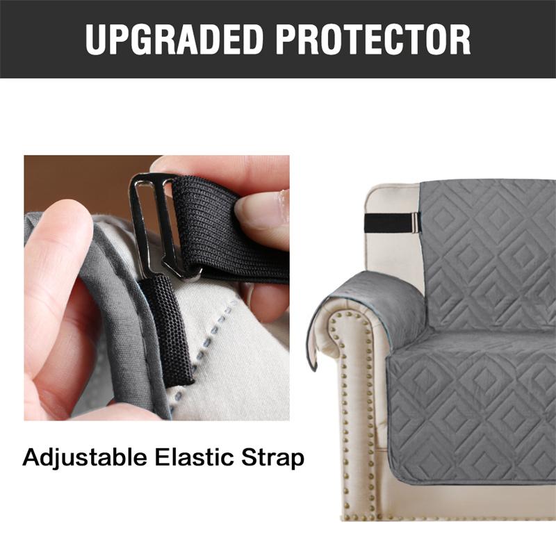 1/2/3/4 Seater Anti-wear Sofa Covers Water Repellent Pet Dog Kid Sofa Seat Mat for Anti-Slip Recliner Armchair Slipcovers Home