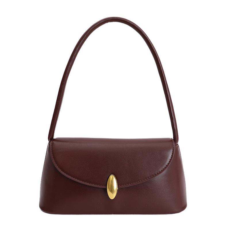 

High-end fashion autumn and winter retro armpit bag women s bag new popular today versatile shoulder baguette bag