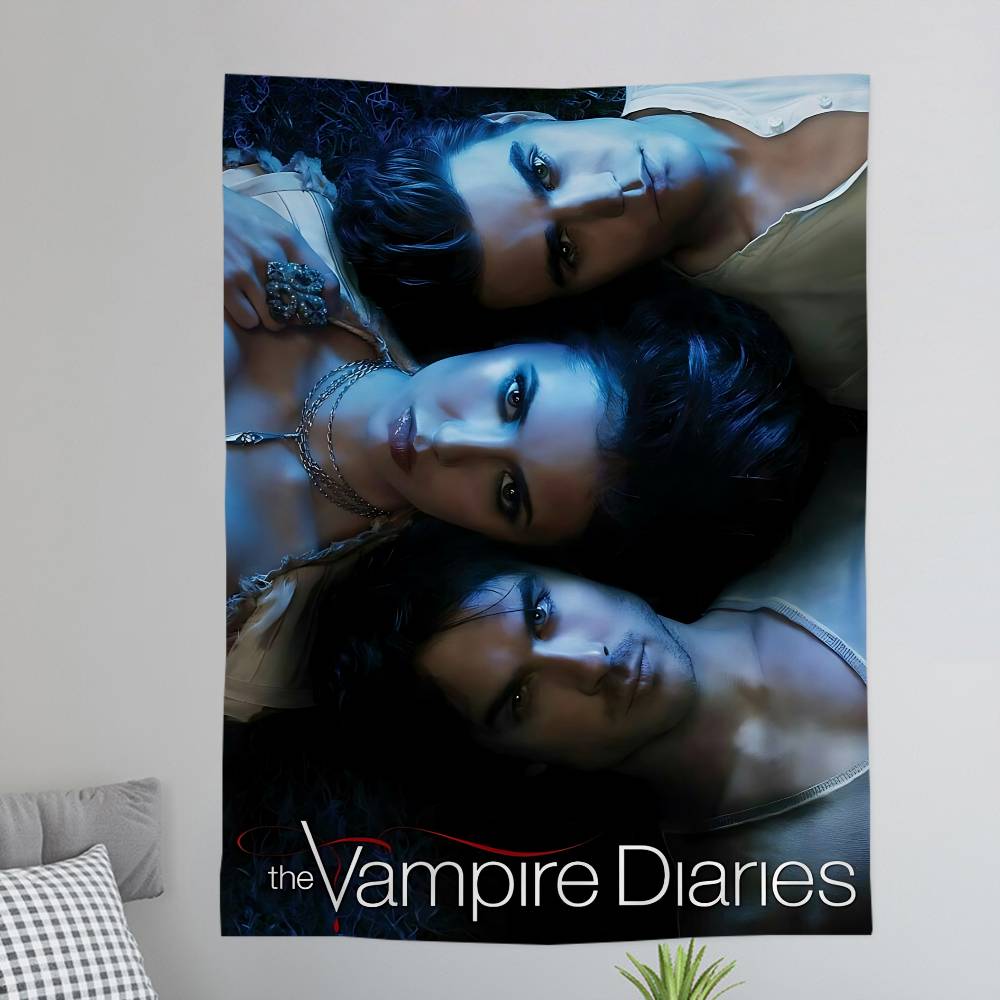 Vampire Drama The Vampire Diaries Hanging Bohemian Tapestry Bohemian Wall Tapestries Mandala Kawaii Room Decor