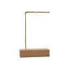Solid Wood & Metal Jewelry Display Stand – Earring & Necklace Holder with Logo