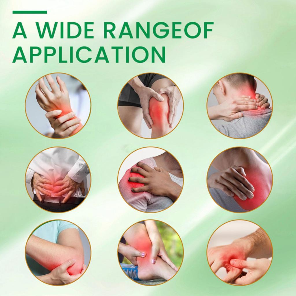 Plaster rozgrzewający na kolana, szyję, kręgosłup lędźwiowy, łagodzący ból, ziołowy - 40 szt.