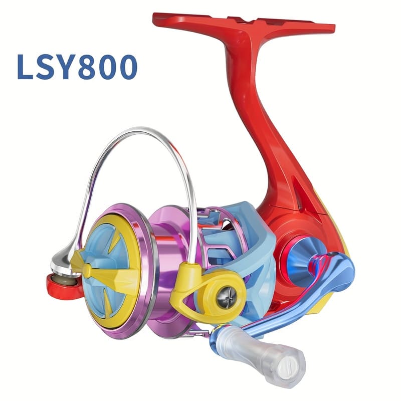 Multicolor Carbon Fiber Saltwater and Freshwater Spinning Reel High Speed Gear Ratio Anti-corrosion Stainless Steel Material Perfect Gift