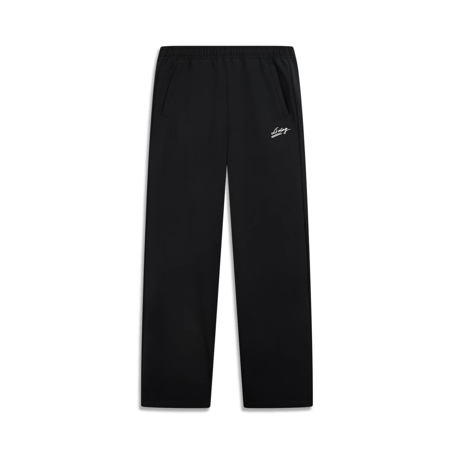 

Серия спортивного стиля жизни Li Ning Теплые прямые удобные универсальные вязаные спортивные брюки женские брюки AYKV950-2 L