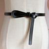 Thin Waist Belt Summer Solid Color Thin Belt Adjustable Waistband Women Waist Belt Corset Belt