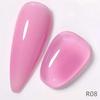 2-in-1 Nude Transparent Gel Nail Polish: Base & Top Coat