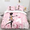 Butterfly Duvet Cover Set Blue Purple Wild Animals Bedding Set King Queen Size for Kids Girls Women Polyester Comforter Cover