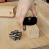Aluminum Alloy Woodworking Center Hole Locator - Precision Drill Guide for Accurate Wood Joinery, Durable & Lightweight Tool