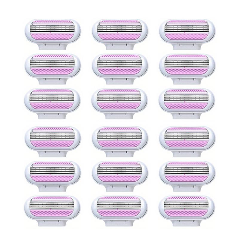 Lames de rasoir de sécurité pour femmes, compatibles avec le rasoir Venus, pour le visage, les jambes, les aisselles et le bikini.