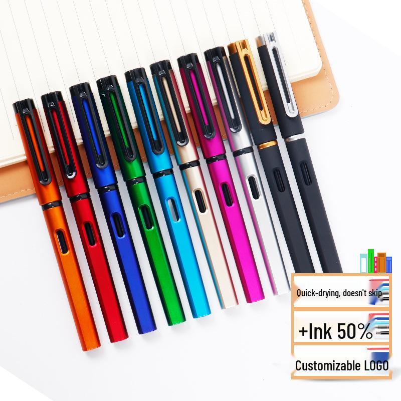 Neutral Premium Quick-Drying Ballpoint Signature Pen for Business and Exams with Logo Printing