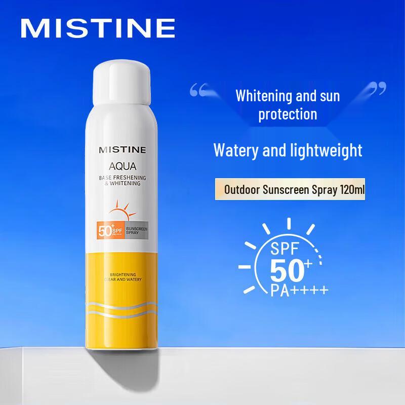 Mistine Hydrating Whitening Face Sunscreen Spray SPF50+ PA++++