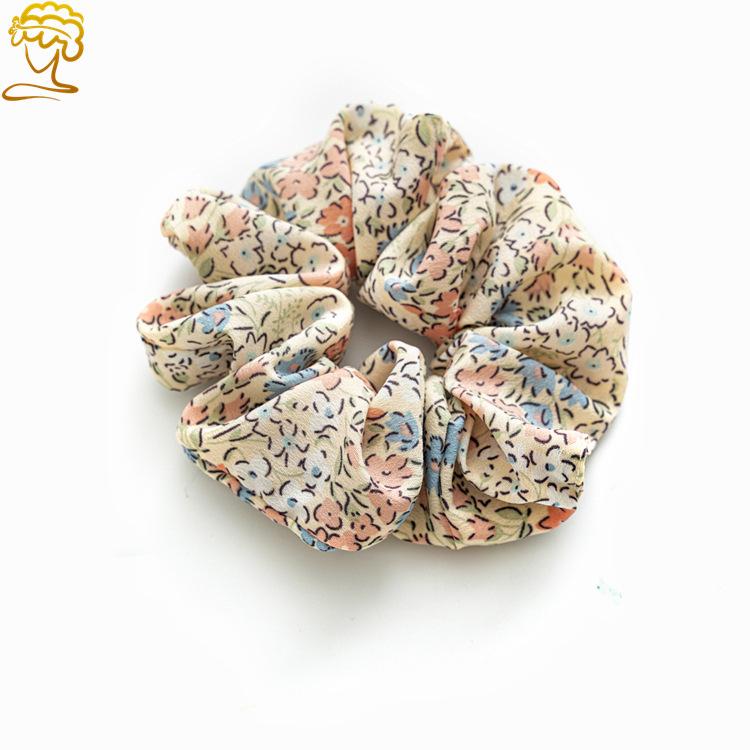 New Style Sweet Floral Large Hairband for Headwear - Perfect for Girls with Ponytail Hair. Made of Fabric.