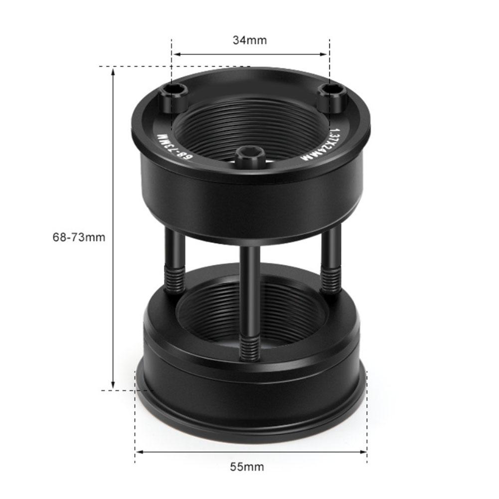 CNC Precision Tooth Pattern Eccentric BB Steel Spindle