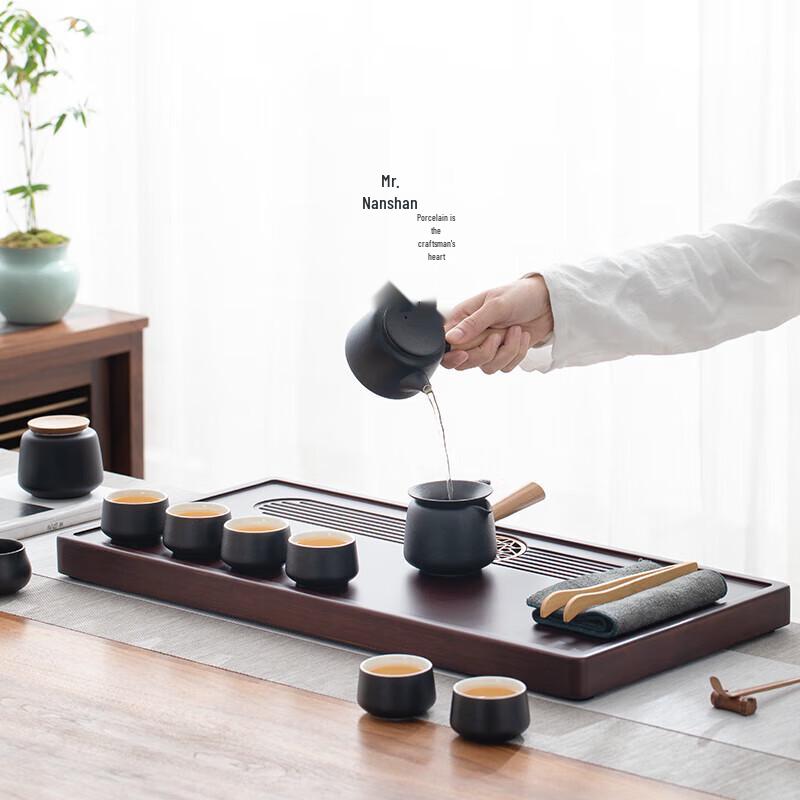 Nanshan Mr. Black Pottery Kung Fu Tea Set