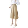 Half-length Skirt Women's Mid-length Chiffon Summer New Irregular Fashion High-waisted A-line Small Skirt