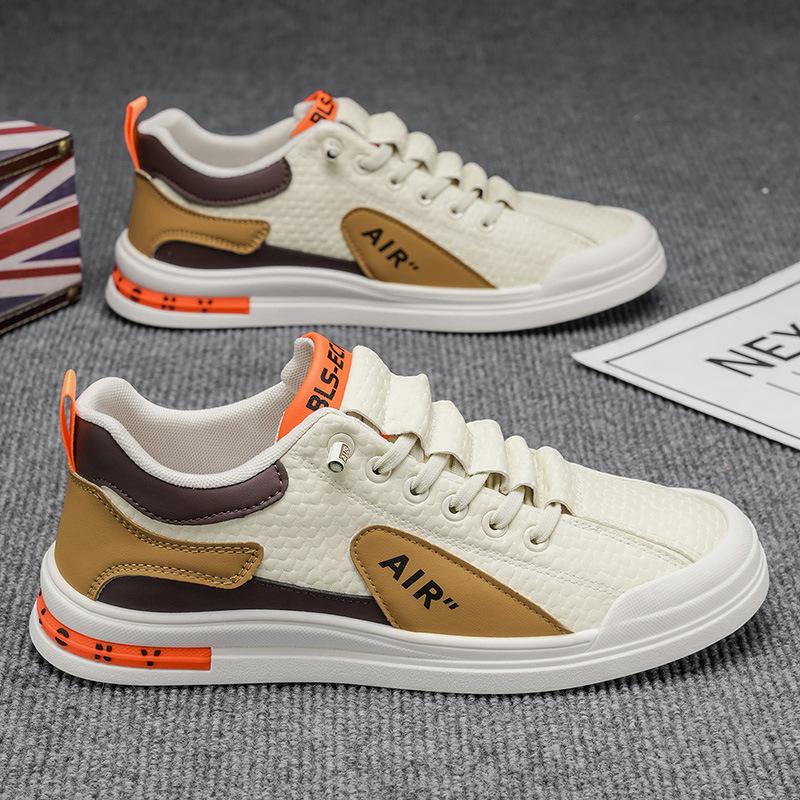 Autumn new street low-top lightweight board shoes, youth lace-up-free comfortable casual shoes