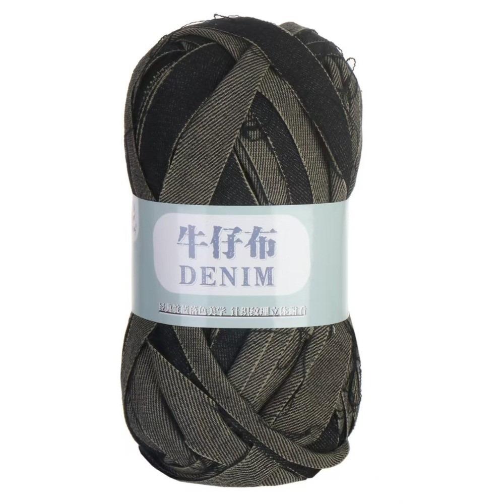 Durable 200g/Roll Denim Yarn Blue Color Durable Material Crochet Thread Soft Texture Washed Finish Weaving Cord For Handbags