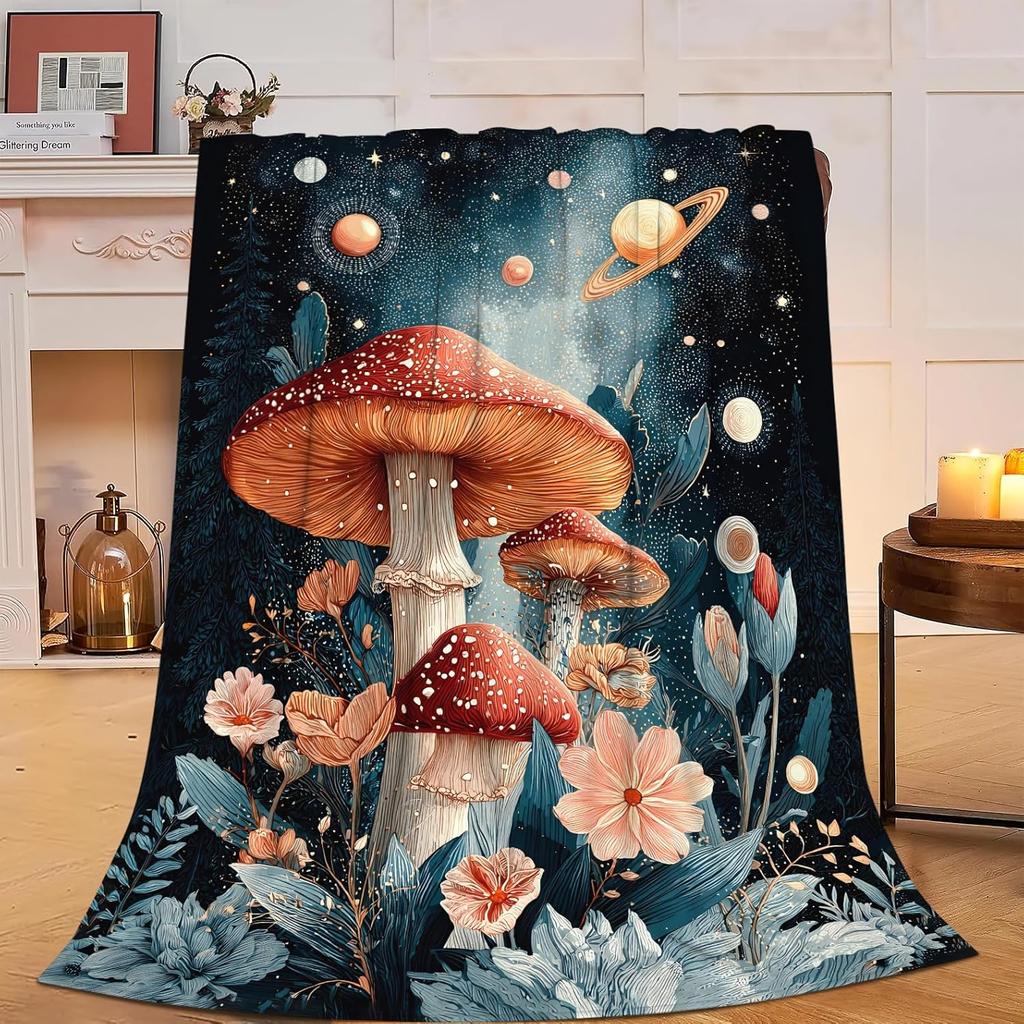 Butterfly Blanket Blue Butterflies Fleece Throw Blanket Soft Cozy Fuzzy Plush Warm Stuff Beautiful Butterfly Bedding Blankets